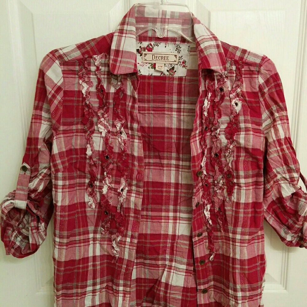 Arizona retro plaid top
